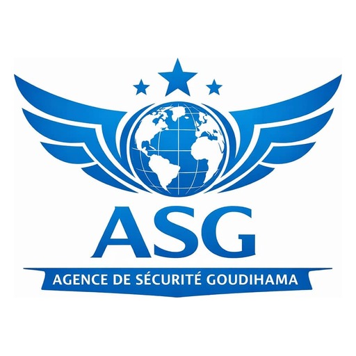Logo ASG-SARL, Agence de Sécurité Goudihama